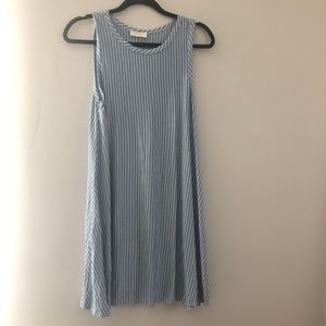 Striped Muscle Shirt Dress